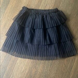 Hanna Andersson Black Bubble Mini Skirt